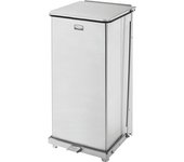Rubbermaid Cubo de basura con pedal Defenders®, capacidad 49 l, acero inoxidable