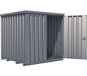 kaiserkraft Contenedor para bombonas de gas, 65 bombonas con Ø de 220 mm, A x P ext. 2100 x 2100 mm