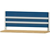 ANKE Estructura modular para mesa de trabajo eléctrica LIFT, con 2 placas perforadas y 2 rieles, para anchura de 2000 mm