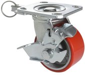 Wagner Rueda de maniobra/fija para cargas pesadas 3 en 1, carga máx. 230 kg, Ø x anchura de rueda 100 x 50 mm