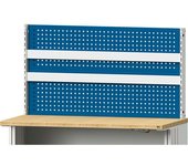 ANKE Estructura modular para mesa de trabajo eléctrica LIFT, con 2 placas perforadas y 2 rieles, para anchura de 1500 mm