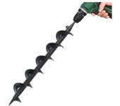 vidaXL Broca De Taladro De Acero 75x600 Mm