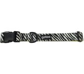 Gotoo Collar estampado zebra para perros