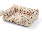 Leeby cama viscoelástica estampado perros para perros