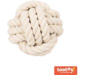 Tootoy! Pull Natural Rope Ball pelota de cuerda para perros