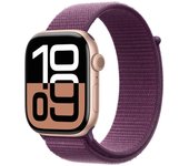 Apple Watch Series 10 GPS + Cellular 46mm Caja Aluminio Oro Rosa con Correa Loop Deportiva Ciruela