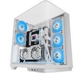 Mars Gaming Mc-infinio Caja Pc Atx Cristal Templado Curvado 2x Ventiladores Argb 120mm Usb-c Blanco