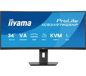iiyama ProLite XCB3497WQSNP-B1 34" LED VA UltraWide QHD 120Hz Altavoces Altura Ajustable Curva USB-C