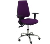 Piqueras y Crespo Elche S Bali 24 Horas Silla de Oficina Brazos Regulables Ruedas Parqué Morado