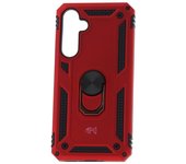 Max Power Digital Funda Magnética Para Samsung Galaxy A52/a52s 5g Carcasa Con Anillo Giratorio Rojo