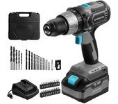 Cecotec CecoRaptor Perfect Drill 4020 X-Treme Taladro Atornillador/Perforador y Percutor de Batería