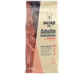 10 kg Salvaje Base Adulto Esterilizado Salmón pienso para gatos