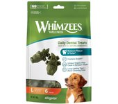 12 barritas Whimzees Snacks Dentales Erizo para perros de razas grandes ¡Pack ahorro!