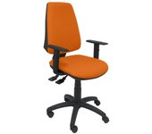 Piqueras y Crespo Elche S Bali Silla de Oficina Brazos Regulables Ruedas Nylon Naranja