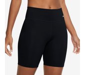 Nike One Mid-Rise - Negro - Mallas Cortas Mujer talla XS