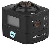 Cámara Deportiva Nk-ac3078-360 De 8 Mp (360º, 1140p Y 1080p) Negro
