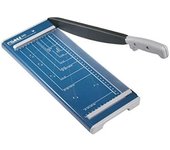 Guillotina de papel Dahle 502 (base de metal, cortador de papel 6-8 hojas, DIN A4, presión manual) azul