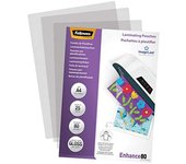 Enhance80 - Lote de 2 fundas para documentos (tamaño A4, 2 fundas de 80 μ)