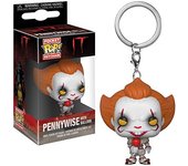 Funko POP! Keychain: IT - Pennywise - (with Balloon) - IT 2017 - Minifigura de Vinilo Coleccionable Llavero Original - Relleno de Calcetines - Idea de Regalo- Mercancia Oficial - Movies Fans