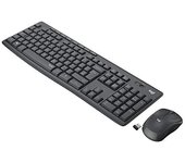 Logitech MK295 Combo de Ratón y Teclado Inalámbricos, Disposición QWERTY Inglés Reino Unido, Black