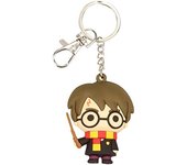 SD TOYS - Llavero Harry Potter con Varita Mágica y Uniforme Colegio de Magia Hogwarts, 6 cm