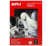 APLI 00390 etiqueta sin adhesivo 500 pieza(s) Blanco Rectángulo