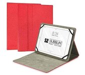SUBBLIM Funda Universal para Tablets Clever Stand Tablet Case 9.6" 11" Rojo Cuatro Elegantes Colores Cierre Magnético Exclusivo Sistema De Sujeción