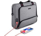 Urban Factory Mixee 39,6 cm (15.6") Maletín Gris, Rosa