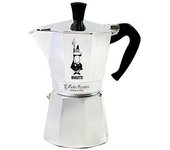 Bialetti Moka Express Cafetera italiana 0,3 L Aluminio, Negro