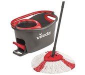 Vileda Easywring & Clean Turbo fregona Lana Rojo, Blanco