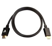 V7 Cable de vídeo negro Pro HDMI macho a HDMI macho 1m