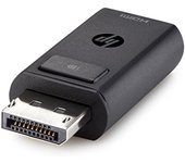 HP DisplayPort to HDMI 1.4 Adapter - Adaptador para Cable (DisplayPort, HDMI, Macho/Hembra, Cobre, Negro)