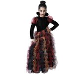 Atosa disfraz vampiresa vestido largo niña infantil 10 a 12 años