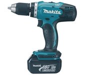 Makita DDF453RFE taladro 1,6 kg Negro, Azul
