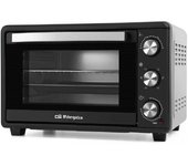 Horno Sobremesa - Orbegozo HOT256, 25 litros, Negro