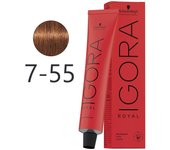 Schwarzkopf - Tinte Permanente Igora Royal 7-55 Rubio Medio Dorado Intenso 60 ml 5019 5019 4045787210620 Royal SCHWARZKOPF