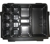 P-83674 Negro caja de herramientas, Depósito