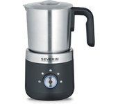 Severin SM 3588 Espumador de Leche 550W 300ml Negro Mate/Acero Inoxidable Cepillado