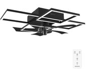 Cecotec EnergySilence LampAero 690 FlowLight Ventilador De Techo Con Luz Y Mando 20W Negro