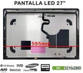 Pantalla Led Completa De 27" Para Portátil Apple Imac Pro A1862 5k 2017 Series Lm270qq1(sd)(d1)