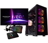 Arizone PackFormula PC AMD Ryzen 5 4600G/16GB/480GB SSD + Monitor 24" Led FullHD + Combo Gaming