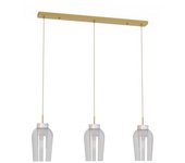 Regleta colgante nora mármol blanco (3 luces)