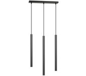 Regleta de techo tizo negro (3 luces)