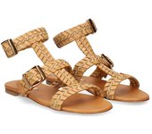Casadei Sandalias Planas Mujer - Marrón Talla 40