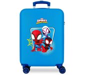 Trolley marvel abs 55cm.4r spidey - team up azul