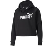 Sudadera puma ess cropped logoo mujer