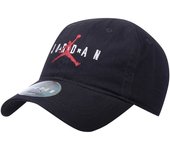 Gorra jordan curve brim adjustable niño negro