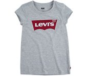 Camiseta levi's batwing manga corta girl grey