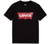 Camiseta levi's batwing manga corta boy negra