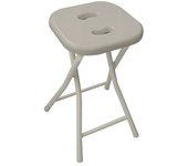 Gedy Taburete Levante (30,5 x 27,5 x 46,5 cm, Tortora)
